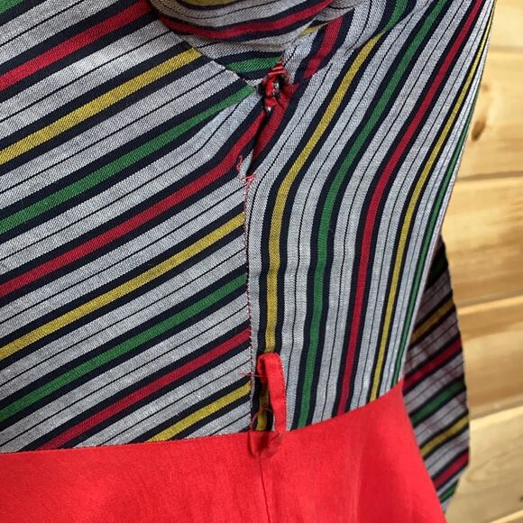 Vintage Handmade Retro Pin-Up High Neck Apron - Picture 6 of 9